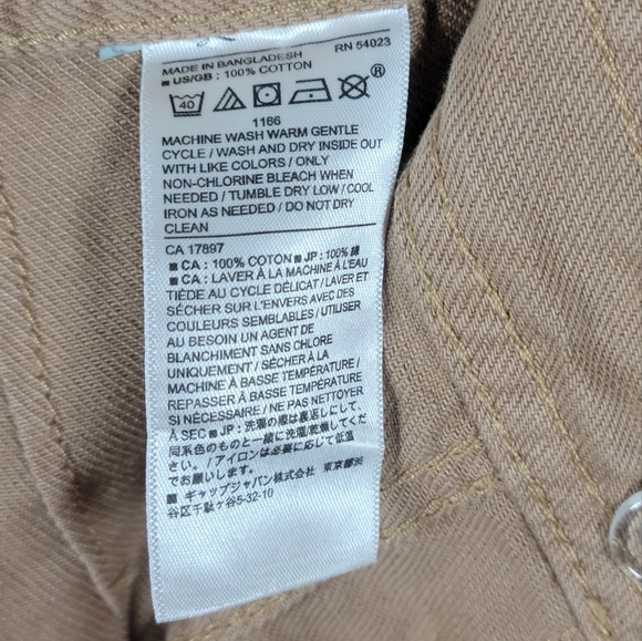 Banana Republic Cargo Tapered Utility Gorpcore Pants Size 4 100% Cotton - Picture 8 of 8